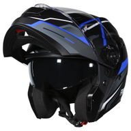 DV24 Flip Front Helmet Matt Black Blue
