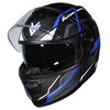Frank Thomas Frank Thomas DV24 Flip Front Helmet Matt Black Blue - Thumbnail 3