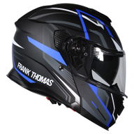 DV24 Flip Front Helmet Matt Black Blue