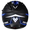 Frank Thomas Frank Thomas DV24 Flip Front Helmet Matt Black Blue - Thumbnail 7