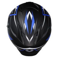 DV24 Flip Front Helmet Matt Black Blue