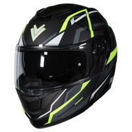 DV24 Flip Front Helmet Matt Black Neo Yellow