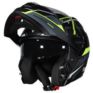 DV24 Flip Front Helmet Matt Black Neo Yellow