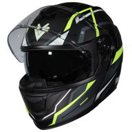 DV24 Flip Front Helmet Matt Black Neo Yellow