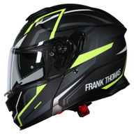 DV24 Flip Front Helmet Matt Black Neo Yellow