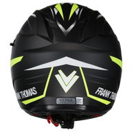 DV24 Flip Front Helmet Matt Black Neo Yellow