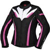 IXS IXS RS-1000-ST Sports Women Jacket Black White Pink - Thumbnail 1
