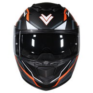 DV24 Flip Front Helmet Matt Black Orange