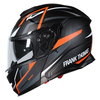 Frank Thomas Frank Thomas DV24 Flip Front Helmet Matt Black Orange - Thumbnail 5