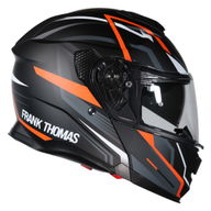 DV24 Flip Front Helmet Matt Black Orange