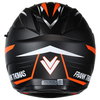 Frank Thomas Frank Thomas DV24 Flip Front Helmet Matt Black Orange - Thumbnail 7