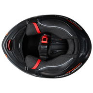 DV24 Flip Front Helmet Matt Black Orange