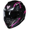 Frank Thomas Frank Thomas DV24 Flip Front Helmet Matt Black Pink - Thumbnail 1