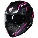 DV24 Flip Front Helmet Matt Black Pink