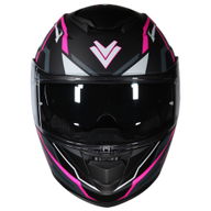 DV24 Flip Front Helmet Matt Black Pink