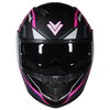 Frank Thomas Frank Thomas DV24 Flip Front Helmet Matt Black Pink - Thumbnail 3