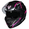 Frank Thomas Frank Thomas DV24 Flip Front Helmet Matt Black Pink - Thumbnail 4