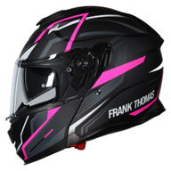 DV24 Flip Front Helmet Matt Black Pink