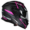 Frank Thomas Frank Thomas DV24 Flip Front Helmet Matt Black Pink - Thumbnail 6