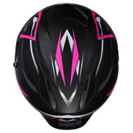 DV24 Flip Front Helmet Matt Black Pink