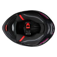DV24 Flip Front Helmet Matt Black Pink