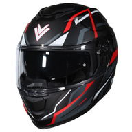 DV24 Flip Front Helmet Matt Black Red