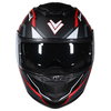 Frank Thomas Frank Thomas DV24 Flip Front Helmet Matt Black Red - Thumbnail 3