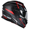 Frank Thomas Frank Thomas DV24 Flip Front Helmet Matt Black Red - Thumbnail 6