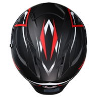 DV24 Flip Front Helmet Matt Black Red
