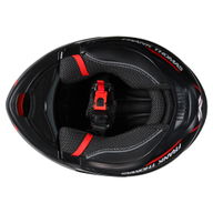 DV24 Flip Front Helmet Matt Black Red