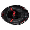 Frank Thomas Frank Thomas DV24 Flip Front Helmet Matt Black Red - Thumbnail 9