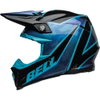 Bell Bell Moto-9S Flex Helmet Sprint Black Blue - Thumbnail 8