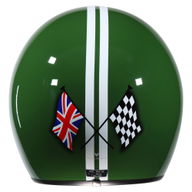 Open Face Helmet British Green