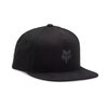 Fox Fox Head Snapback Hat Black Charcoal - Thumbnail 1