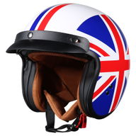 Open Face Helmet Union Jack