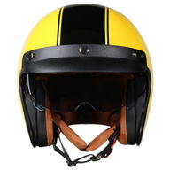 Open Face Helmet Smiley Face