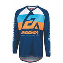 Syncron CC Jersey Blue Hyper Orange Black White