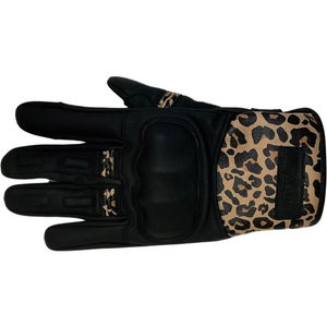 MotoGirl Bessie Gloves Leopard