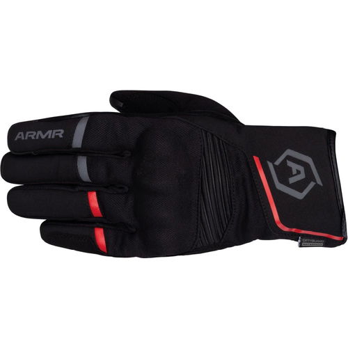 ARMR Eyoshi 3.0 Waterproof Gloves Black Red