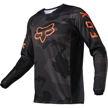 Fox Youth 180 Trev Jersey Black Camo Size: YM