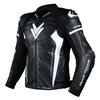 Frank Thomas Frank Thomas Qualifier II Leather Jacket Black White - Thumbnail 2