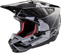 S-M5 Rover 2 EC 22.06 Helmet Black Silver Glossy