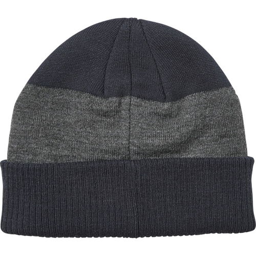 Fox Down Shift Navy Grey Beanie Back                                                                                                                                                                                                                           