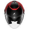 Shark Shark Spartan RS Jet Helmet Stride Black Red - Thumbnail 2
