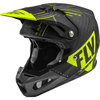 Fly Fly Formula Helmet Carbon Vector Matt Hi Viz Grey Black - Thumbnail 1