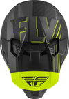 Fly Fly Formula Helmet Carbon Vector Matt Hi Viz Grey Black - Thumbnail 5