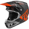 Fly Fly Formula Helmet Carbon Vector Matt Orange Grey Black - Thumbnail 1