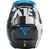 Fly Fly Formula Helmet Carbon Vector Blue White Black - Thumbnail 4