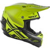 Fly Fly F2 Carbon Shield Helmet Yellow Black - Thumbnail 2