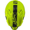 Fly Fly F2 Carbon Shield Helmet Yellow Black - Thumbnail 4